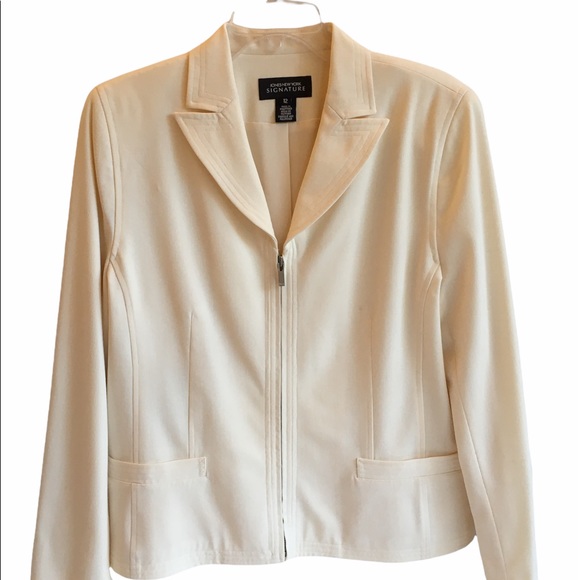 Jones New York Jackets & Blazers - Winter White Jacket